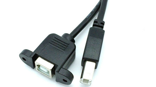 USB B Male to Female
