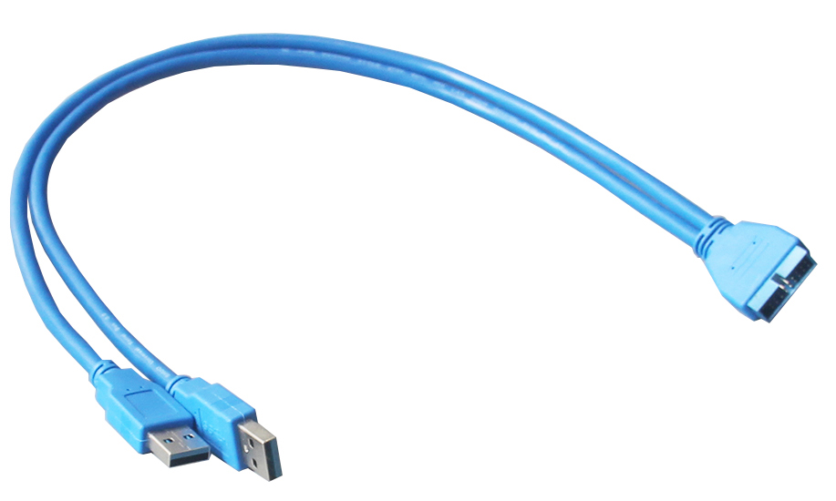 IDE 20pin to Dual USB 3.0 Cable