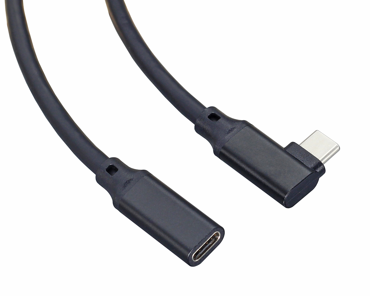 Angled USB C Male to Female