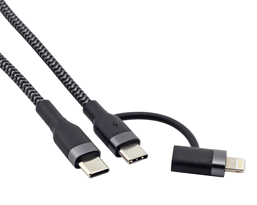USB C to USB C&Lightning
